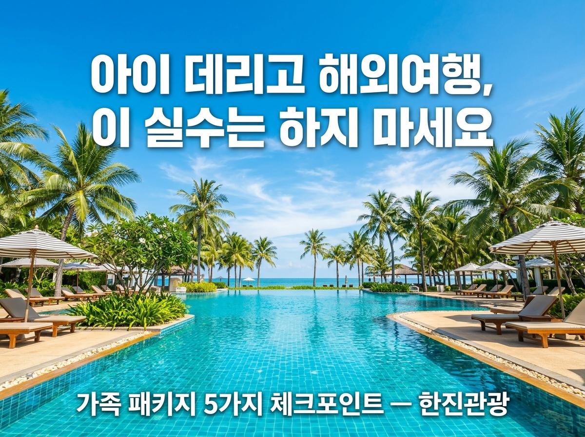 아이 데리고 해외여행 갔다가 이런 일 겪었어요 — 가족 패키지 예약 전 꼭 알아야 할 것들