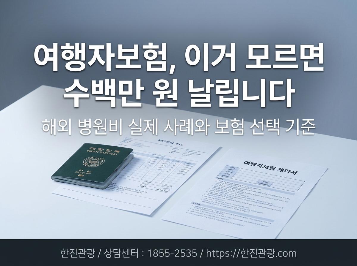 해외여행 중 병원비 400만 원 청구서 받은 분들 이야기 — 여행자보험, 이거 모르면 진짜 낭패예요