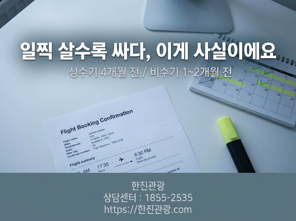 항공권 예약 타이밍별 가격 변동 — 일찍 살수록 유리한 이유