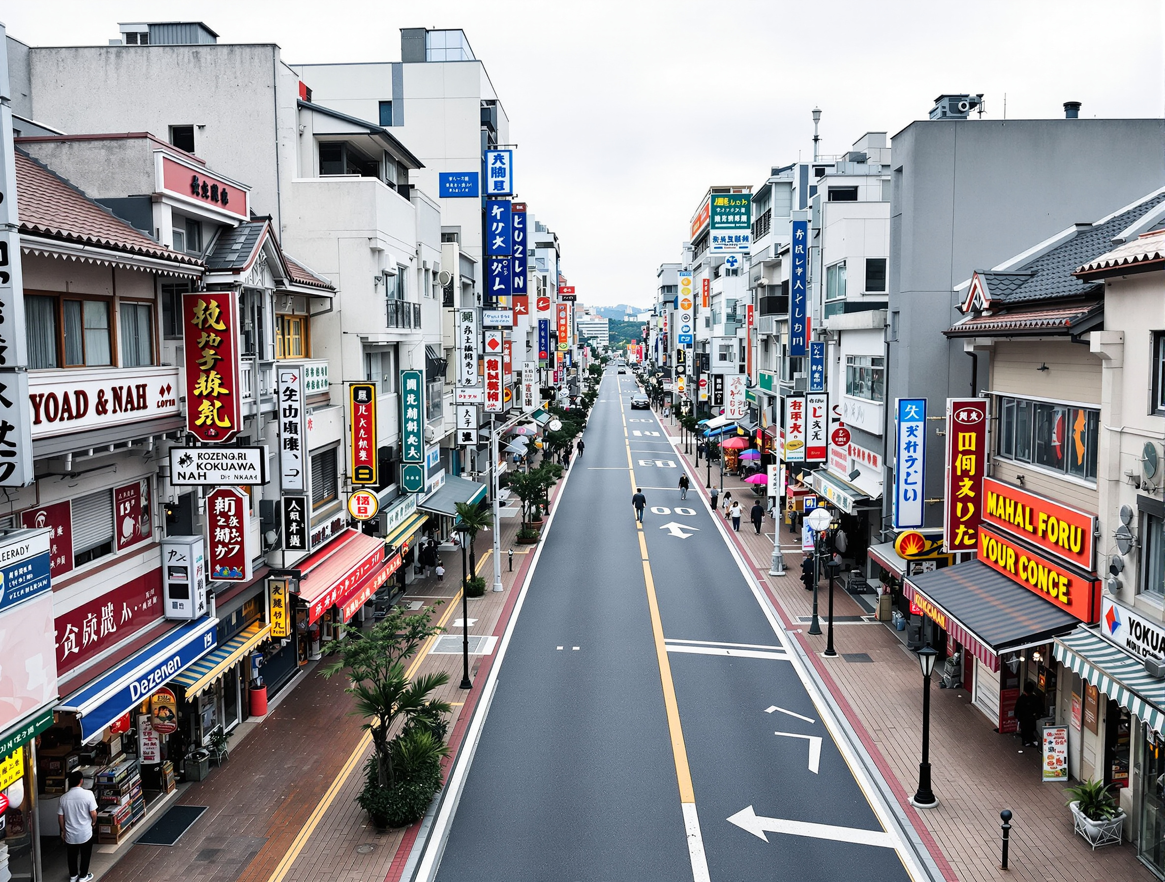 오키나와 나하 국제거리 전경
