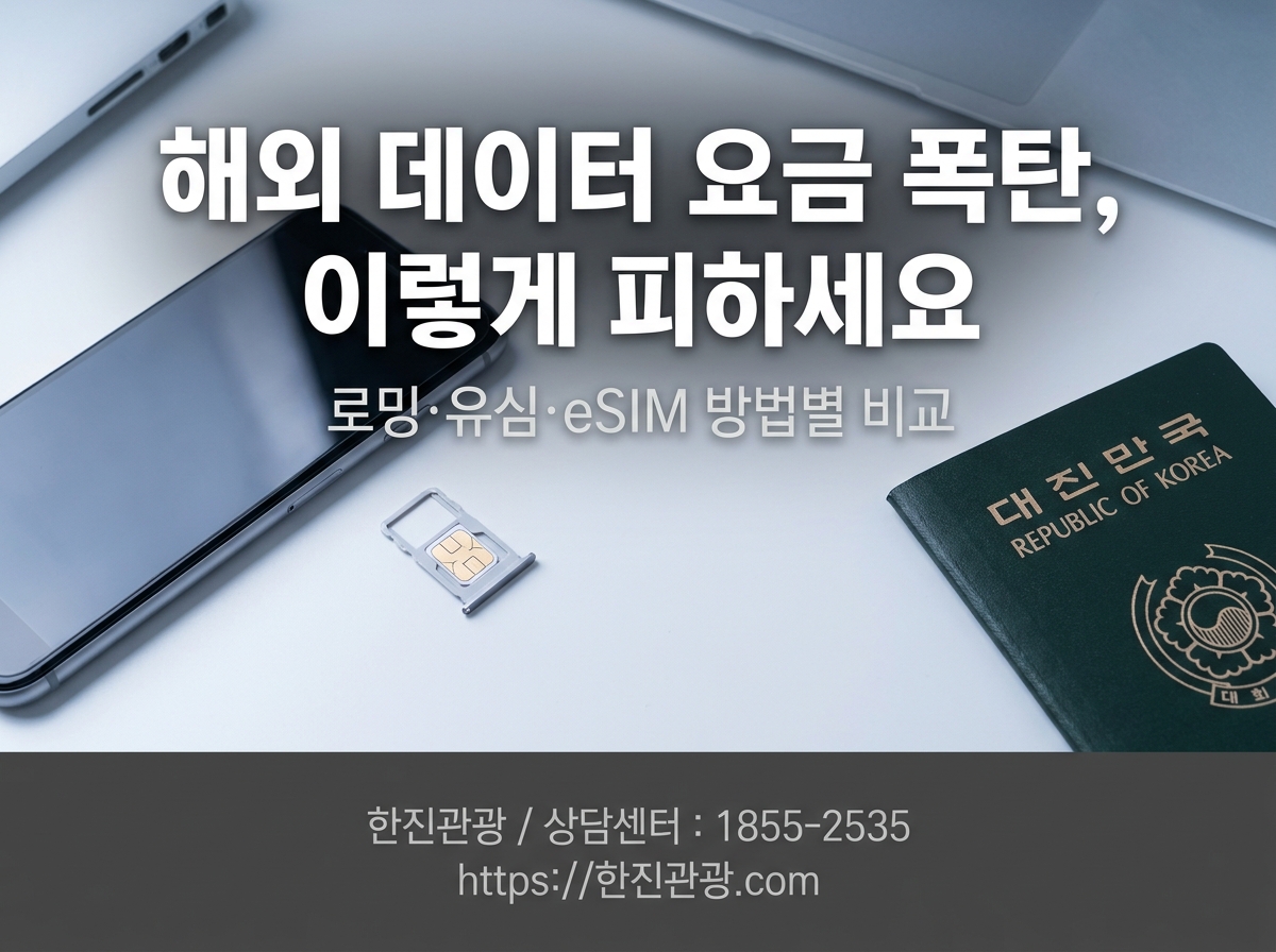 해외여행 스마트폰 데이터 로밍 요금 절약 가이드