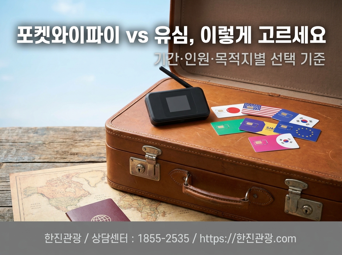 해외 도시 야경과 스마트폰